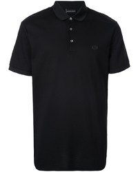 schwarzes Polohemd von Emporio Armani