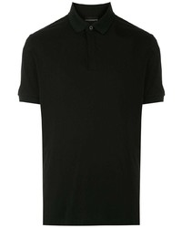 schwarzes Polohemd von Emporio Armani