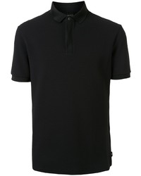 schwarzes Polohemd von Emporio Armani