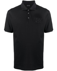 schwarzes Polohemd von Emporio Armani