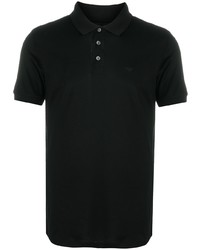 schwarzes Polohemd von Emporio Armani