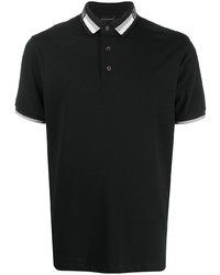 schwarzes Polohemd von Emporio Armani