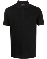 schwarzes Polohemd von Emporio Armani