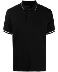 schwarzes Polohemd von Emporio Armani