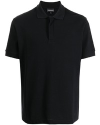 schwarzes Polohemd von Emporio Armani