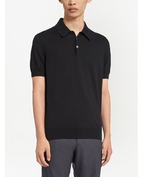 schwarzes Polohemd von Zegna