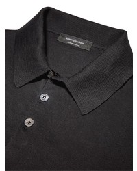 schwarzes Polohemd von Zegna