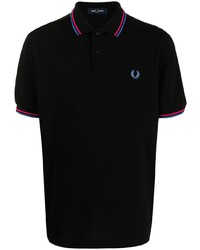 schwarzes Polohemd von Fred Perry