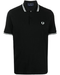 schwarzes Polohemd von Fred Perry