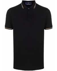 schwarzes Polohemd von Fred Perry