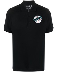 schwarzes Polohemd von Fred Perry