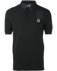 schwarzes Polohemd von Fred Perry