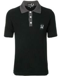 schwarzes Polohemd von Fred Perry