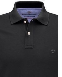 schwarzes Polohemd von Fynch Hatton