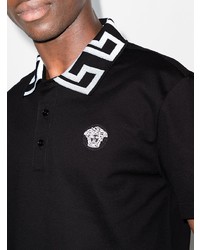 schwarzes Polohemd von Versace