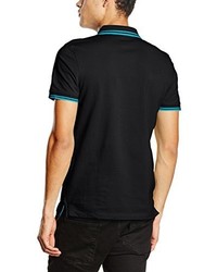 schwarzes Polohemd von Jack & Jones