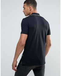 schwarzes Polohemd von Jack and Jones