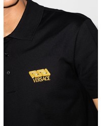 schwarzes Polohemd von Versace