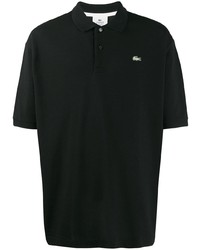 schwarzes Polohemd von lacoste live