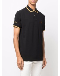 schwarzes Polohemd von Polo Ralph Lauren