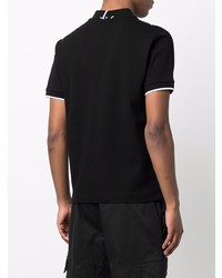 schwarzes Polohemd von McQ