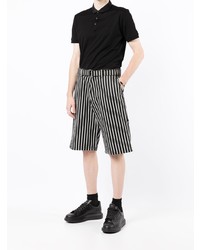 schwarzes Polohemd von Lanvin