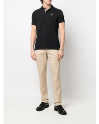 schwarzes Polohemd von Barbour