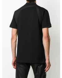 schwarzes Polohemd von Alexander McQueen