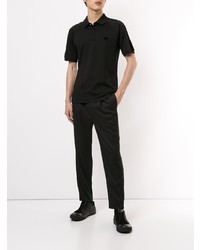 schwarzes Polohemd von Emporio Armani