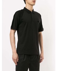 schwarzes Polohemd von Emporio Armani