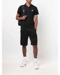 schwarzes Polohemd von Moncler