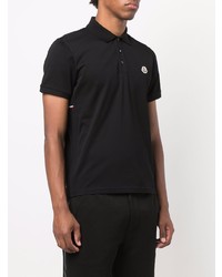 schwarzes Polohemd von Moncler