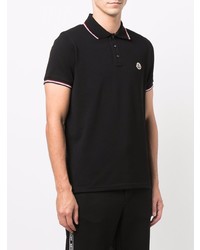 schwarzes Polohemd von Moncler