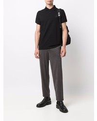 schwarzes Polohemd von Moncler