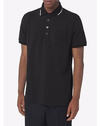 schwarzes Polohemd von Burberry