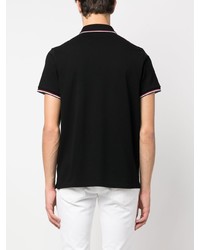 schwarzes Polohemd von Moncler