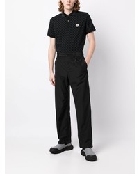 schwarzes Polohemd von Moncler