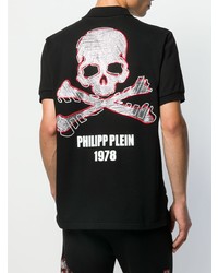 schwarzes Polohemd von Philipp Plein