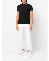 schwarzes Polohemd von Z Zegna