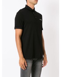 schwarzes Polohemd von Armani Exchange