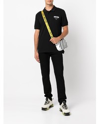 schwarzes Polohemd von Moschino