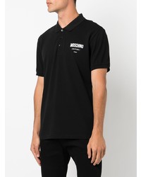 schwarzes Polohemd von Moschino