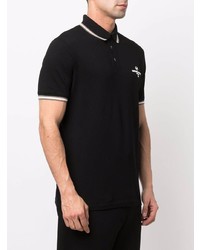 schwarzes Polohemd von Emporio Armani