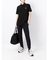 schwarzes Polohemd von Armani Exchange