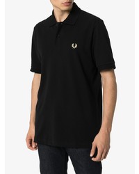 schwarzes Polohemd von Fred Perry