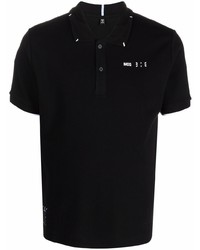 schwarzes Polohemd von McQ