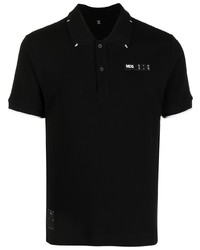 schwarzes Polohemd von McQ
