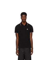 schwarzes Polohemd von Moncler