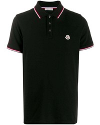 schwarzes Polohemd von Moncler