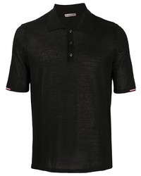 schwarzes Polohemd von Moncler